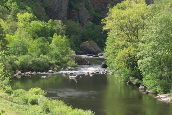 L'allier depuis le pont de Monistrol