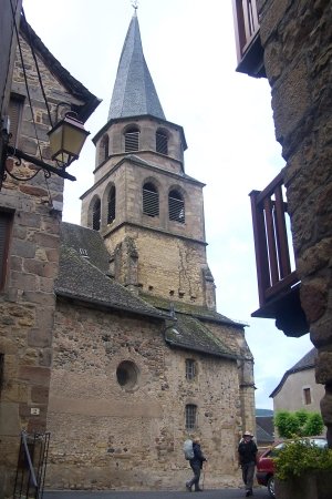 Clocher-flamme de l'Eglise de St Côme d'Olt
