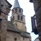 Clocher-flamme de l'Eglise de St Côme d'Olt