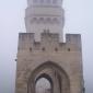 Cahors : le Pont Valendré au petit matin dans la brume