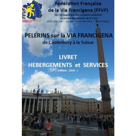 livret hebergements et services via francigena en francais