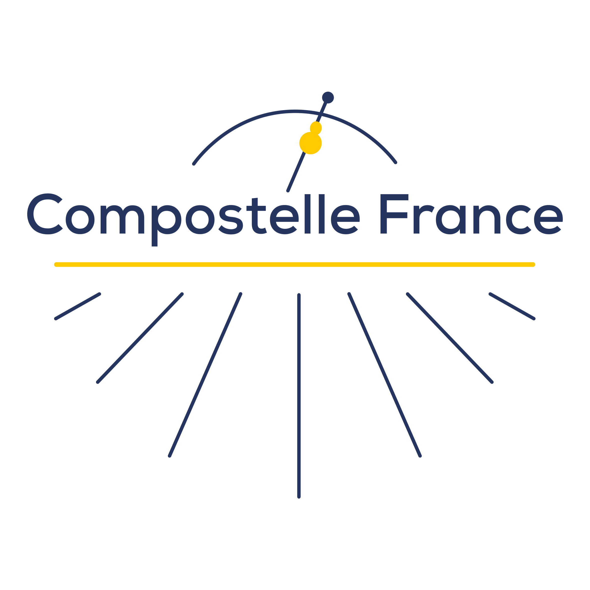 logo compostelle france 200mm