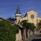 Barran - L'église et son clocher "tors"